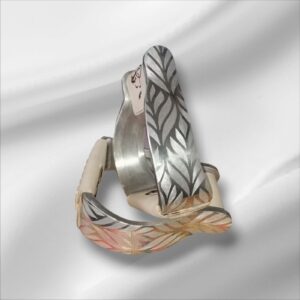 Westernsteigbügel aus Aluminium mit Blattgravur